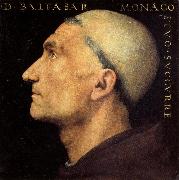 PERUGINO, Pietro Portrait of Baldassare Vallombrosano Spain oil painting artist